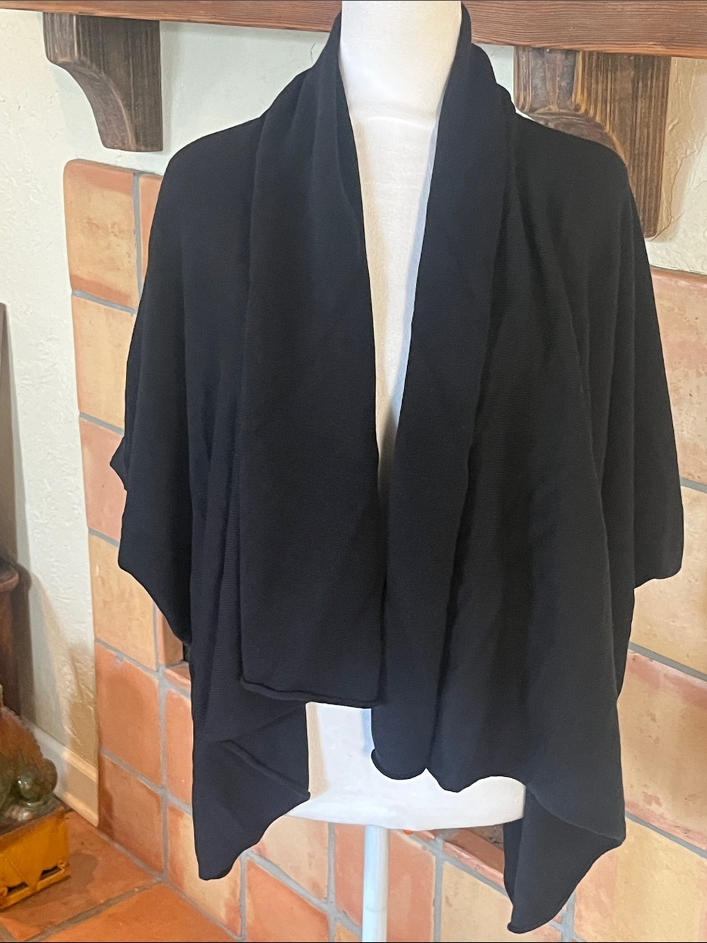 +BERYLL Black Open Shrug/Cardigan, One Size